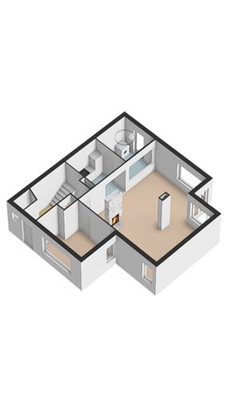 Lindenlaan 4, 3737 RD Groenekan - Lindenlaan 4 Begane grond 3D.jpg