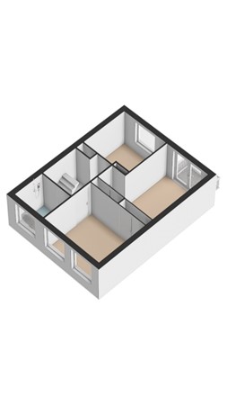 Schutterslaan 10, 3721 BS Bilthoven - Schutterslaan 10 Eerste verdieping 3D.jpg