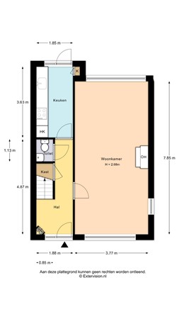Leyenseweg 31, 3721 BB Bilthoven -  Leyenseweg 31 Begane grond.jpg