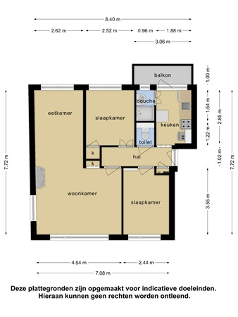 Floorplan - Mr. Troelstrastraat 37, 2982 AS Ridderkerk