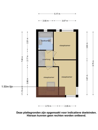 Floorplan - Koolmees 262, 2986 VV Ridderkerk