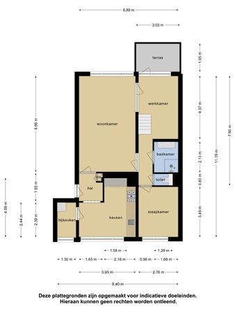 Floorplan - Royaardsplein 152, 3123 AS Schiedam