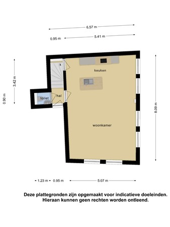 Floorplan - Sluisweg 82, 3311 WV Dordrecht