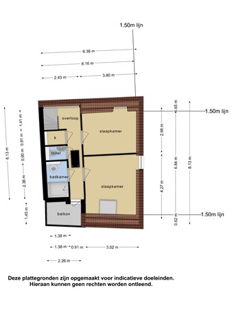 Floorplan - Sluisweg 82, 3311 WV Dordrecht