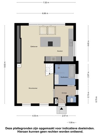 Floorplan - Wieldrechtse Zeedijk 69, 3316 EN Dordrecht