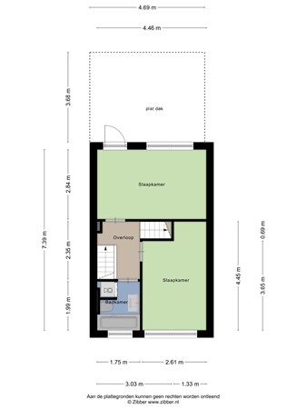 Floorplan - Gerard Leeustraat 9, 2802 RZ Gouda