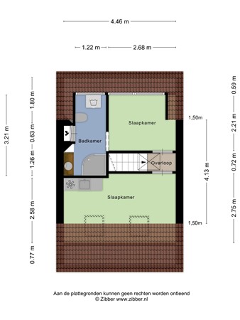 Floorplan - Gerard Leeustraat 9, 2802 RZ Gouda