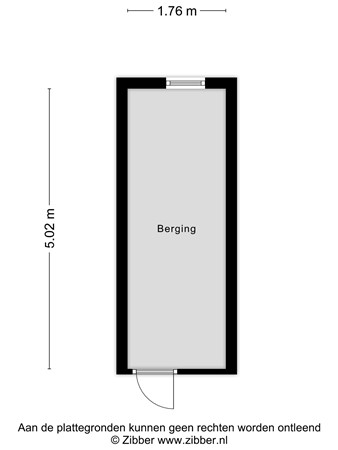 Floorplan - Gerard Doustraat 75, 2981 CG Ridderkerk