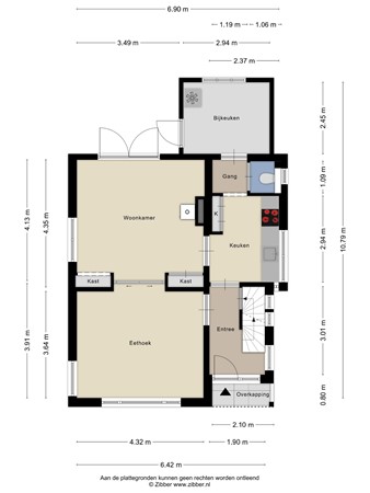 Floorplan - Dorpslaan 20, 2957 XE Nieuw-Lekkerland