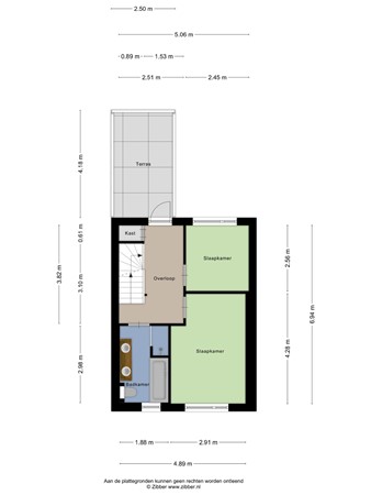 Floorplan - Churchillplein 6, 2983 EB Ridderkerk