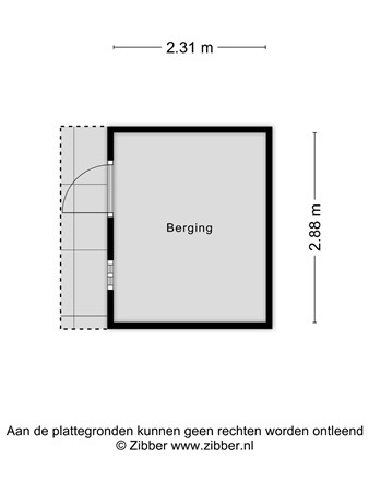 Floorplan - Herradesstraat 51, 3312 NL Dordrecht