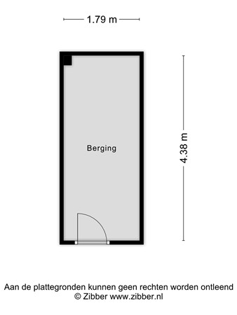 Floorplan - Bierens de Haanweg 107, 3076 DB Rotterdam