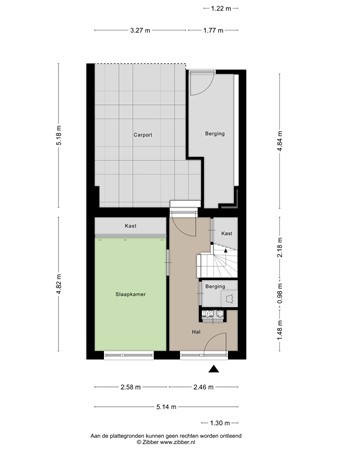 Floorplan - Drierivierenlaan 34, 2983 GW Ridderkerk