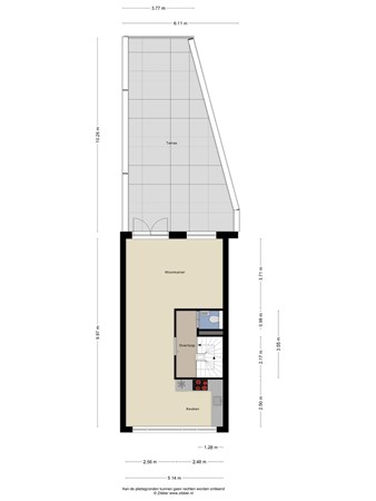 Floorplan - Drierivierenlaan 34, 2983 GW Ridderkerk