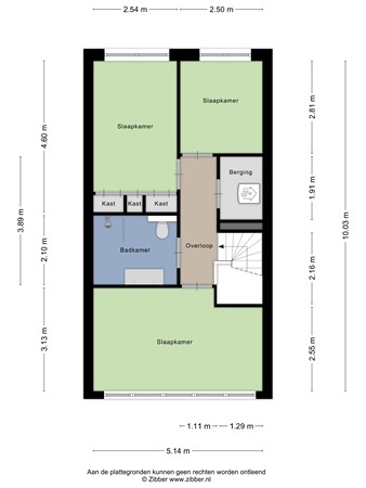 Floorplan - Drierivierenlaan 34, 2983 GW Ridderkerk