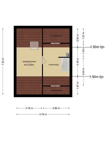 Plattegrond - Eemstraat 14, 6413 WG Heerlen - Zolder.jpg