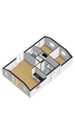 Floorplan - Oude Garderenseweg 18-19, 3881 PR Putten