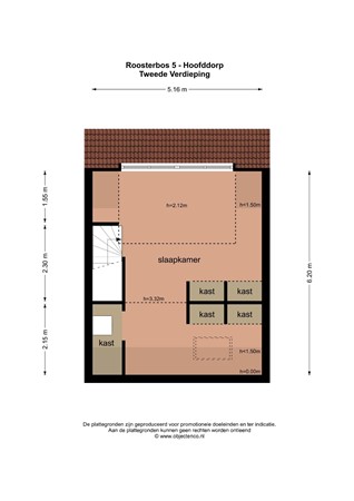 Roosterbos 5, 2134 EV Hoofddorp - Tweede verdieping.jpeg