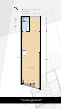 Floorplan - Groenelaan 79, 3114 CC Schiedam