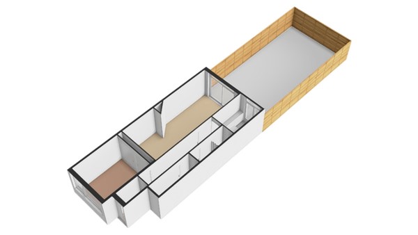 Floorplan - Lange Nieuwstraat 27A, 3111 AC Schiedam