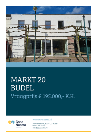 Brochure preview - Markt 20, 6021 CE BUDEL (1)