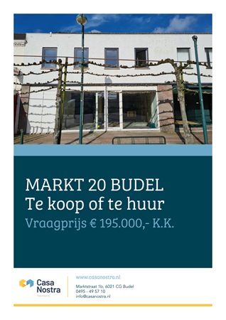 Brochure preview - Markt 20, 6021 CE BUDEL (2)