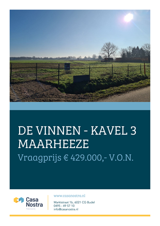 Brochure preview - De Vinnen kavel 3 0-ong, 6026 PZ MAARHEEZE (2)