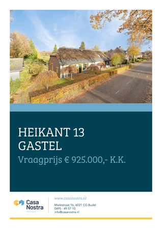 Brochure preview - Heikant 13, 6028 RB GASTEL (1)
