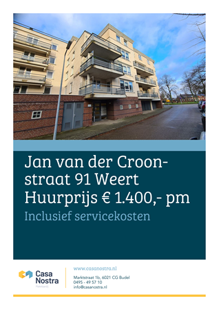 Brochure preview - Jan Van Der Croonstraat 91, 6001 AH WEERT (2)