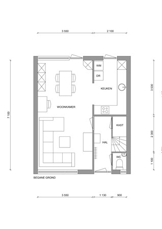 Rijnstraat 8, 6021 EM Budel - Rijnstraat 8 begane grond.jpg