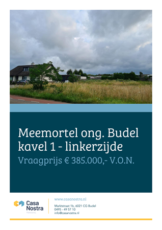 Brochure preview - Meemortel kavel 1 -ong, 6021 BUDEL (1)