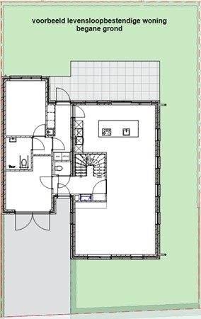 Heistraat - kavel 25, 6028 RE Gastel - Voorbeeld levensloopbestendige woning begane grond.jpg