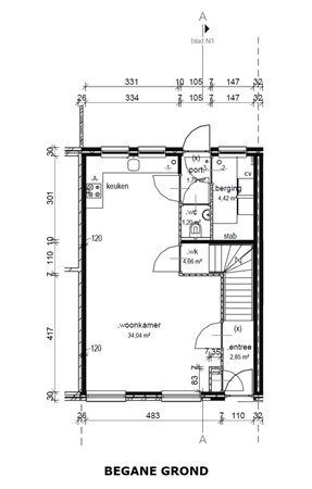 Deken van Baarsstraat 51B, 6021 BG Budel - Plattegrond begane grond.jpg