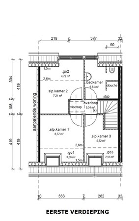 Deken van Baarsstraat 51B, 6021 BG Budel - Plattegrond eerste verdieping.jpg