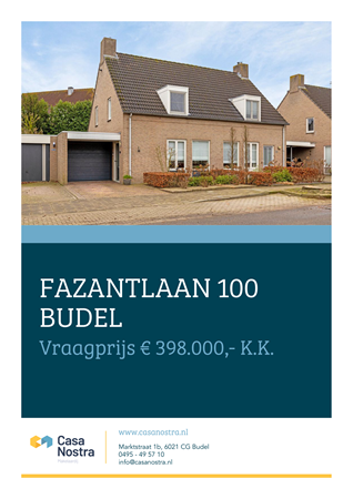 Brochure preview - Fazantlaan 100, 6021 ZH BUDEL (1)