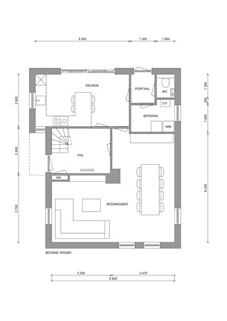 Van Sevenbornlaan 1, 6027 RP Soerendonk - Van Sevenbornlaan 1 begane grond.jpg