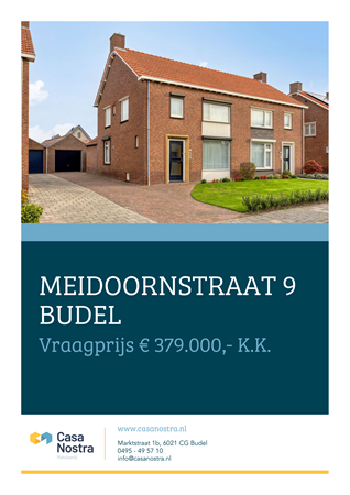 Brochure preview - Meidoornstraat 9, 6021 AX BUDEL (1)