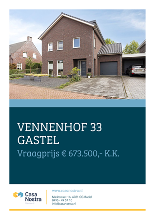 Brochure preview - Vennenhof 33, 6028 RX GASTEL (1)