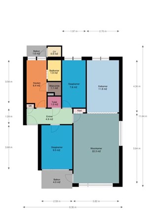 Van Iddekingeweg 103, 9721 CD Groningen - Plattegrond Van Iddekingeweg 103.jpg