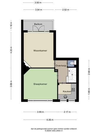 Oppenheimstraat 26a, 9714 ER Groningen - 344464_2D_Eerste_verdieping_Oppenheimstraat_26a_Groningen.jpg