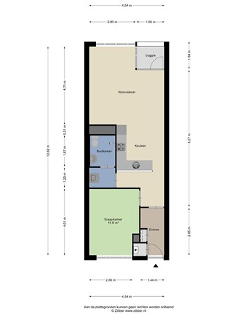 Zuidvliet 390, 8921 ET Leeuwarden - 452720_2D_Appartement_Zuidvliet_390_Leeuwarden_01.jpg