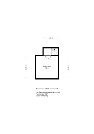Van Swinderenstraat 42, 9714 HG Groningen - Plattegrond 1e verd..jpeg