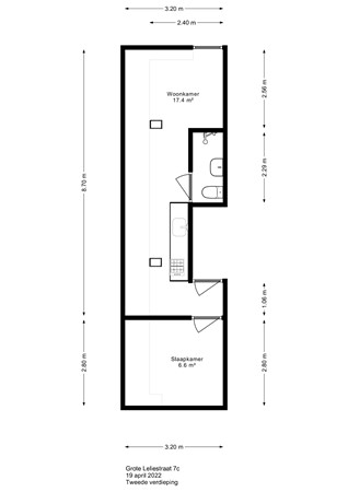 Grote Leliestraat 7c, 9712 SM Groningen - Grote Leliestraat 7c tweede verdieping.jpeg