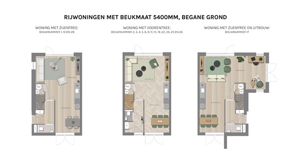 Floorplan - Brandrood Bouwnummer 5, 9613 DL Meerstad