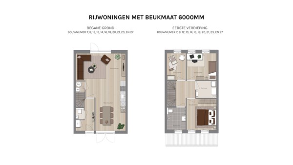 Floorplan - Brandrood Bouwnummer 7, 9613 DL Meerstad