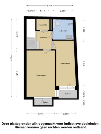 Floorplan - Sallandsestraat 8, 7741 HP Coevorden