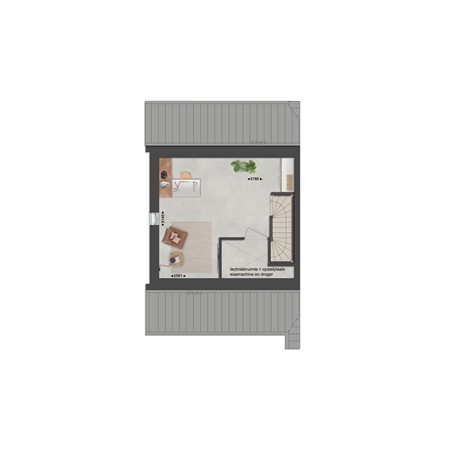 Floorplan - Gastlaan Bouwnummer 10, 9801 AL Zuidhorn