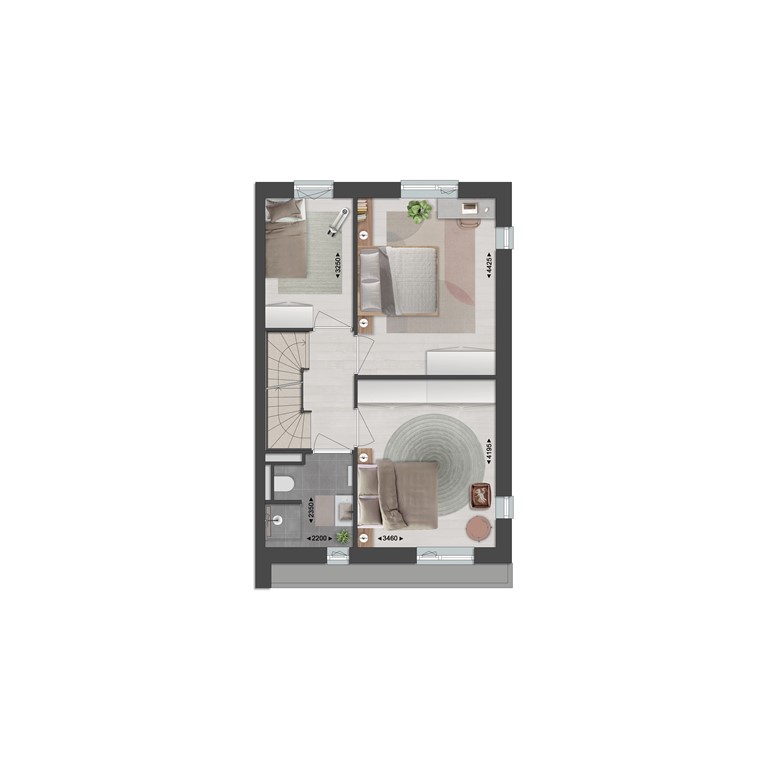 mediumsize floorplan