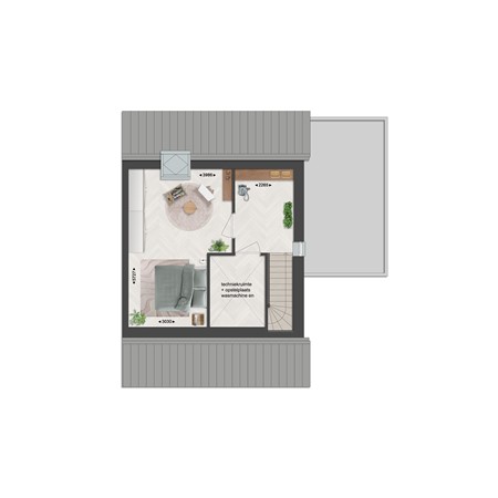 Floorplan - Gastlaan Bouwnummer 23, 9801 AL Zuidhorn