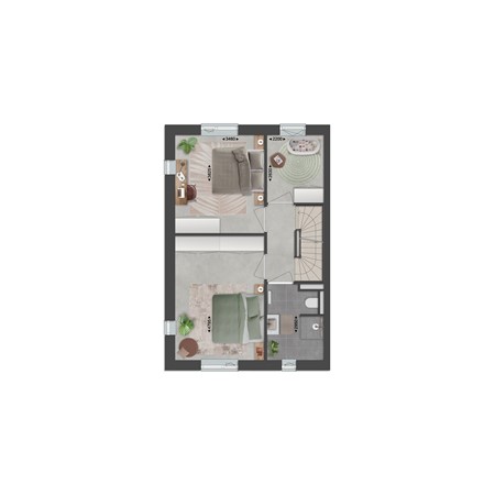Floorplan - Gastlaan Bouwnummer 44, 9801 AL Zuidhorn